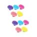 Magiclulu scalp brush 10 pcs silicone shampoo brush scaled brush for the shower hand washing brush cleaning brush scrubber for the scalp scalp care hair massage comb washing brush comb