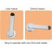 Child-Safe Cabinet Lock | Self-Adhesive Toilet Cover Lock for Babies | Universal Toilet Seat Safety Lock - Buy Online on GoSupps.com