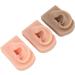 3Pcs Silicone Right Ear Model | Soft & Flexible with 3 Colors | Easy to Use & Reusable Human Ear Model - Buy Online on GoSupps.com