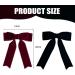 Velvet Bow Hair Clip Large Satin Ribbon Bow Hairpins Bows Hair Barrettes Fastener French Hair Bows with Long Ribbon Vintage Party Hair Accessories Women Girls Gifts 2PCS - Buy Online on GoSupps.com