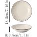 Serving Plates Ceramic Plate Household Dish Dish White Circular Kitchen Restaurant Dish Simple Line Shape Deep Plate Soup Plate Vintage Dish Set of 4/6 for Appetizer Dinner and Desserts (Color : C Small C - Buy Online on GoSupps.com