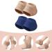 minkissy 2 Pairs Moisturizing Heel Socks Open Toe Socks Cracked Gel Heel Protector Toeless Spa Socks Heel Repair Socks Footcare for Dry Hard Cracked Skin B - Buy Online on GoSupps.com
