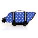 Shtgoi Dog Wimming Vest Reflecting Rescue Annoy for Dogs With Rescue Hands Pets Taking Pets Wowing Answest puppies Safety Swimming suits Dog vests For swimming boating water blue dotted blue dotted