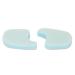 Syrisora Breathable Foam Toe Separators Pain Relief Washable Reusable Sponge Toe Separators Blue