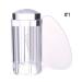 Herbest Nail Stamp & Scraper - DIY Nail Art Tool for Women & Girls | Transparent Silicone Print Heads for Manicure - Home Salon Fingernail Design Additives - Buy Online on GoSupps.com