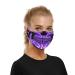 ZLUU 1PC Halloween Adults Protective Face Mask Personalized Patterns Face Cover Safe Skin Friendly Face Sheild Washable Reusable Adult's Adjustable Windproof Reusable Printed Face Halloween Cotton Mask