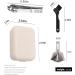 Manual Ear & Nose Hair Trimmer for Men & Women | Battery-Free Waterproof Portable Design | 12 Sharp Blades + Bonus Nail Clippers - Buy Online on GoSupps.com