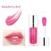 Plumping Lip Oil - Hydrating Gloss & Moisturizing Transparent Lip Balm | Crystal Jelly Raspberry Tint - Buy Online on GoSupps.com