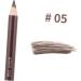 TOVINANNA 4 Pcs Long Lasting Eyebrow Pencils Double Ended Pencil Dark Wooden Eyebrow Chalk Women's Water Proof - Buy Online on GoSupps.com