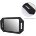 Professional Hairdressing Salon Mirror with Twin Handle - Easy to Carry & Hold for Cutting & Makeup - Black, 40.5x26cm - Buy Online on GoSupps.com