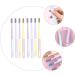 Gleavi 8-Pack Manual Toothbrush Set - Soft & Sensitive Ice Cream Designs for Kids & Family | Reusable Travel-Friendly Eco-Friendly Plastic - Buy Online on GoSupps.com