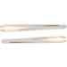 Precision Eyebrow Tweezers Set - 2 Pieces for Perfect Brows | Daily Beauty Tools for Women | Ideal for Ingrown Hair - Buy Online on GoSupps.com