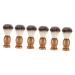 Minkissy 6 STK Razor brush men's suits brush suits for men shaving and hair removal products for men hairdressing needs razor accessories soft fur shave stencil man nylon wool