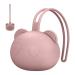 Airfish silicone pacifier box BPA-free baby bear pacifier bag silicone shell for baby travel snullers pacifier storage box pacifier holder for girls young-rosa