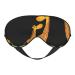 Giraffe Print Unisex Sleep Eye Mask Soft Comfort Eye Shade Cover for Travel/Yoga/Shift Work Black