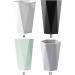 Allinbuy Anti-Slip Toothbrush Cup Holder for Couples - Black Plastic Bathroom Tooth Bowl - Buy Online on GoSupps.com