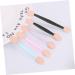 DRESSOOS 100 Pcs Makeup Tools Eye Makeup Brushes Blending Double Head Eyeshadow Brushes Eyeshadow Makeup Size 2 Black - Buy Online on GoSupps.com