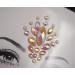 Glow in the Dark Face Jewels Temporary Tattoo for Rave Makeup - Small Flower Design - Buy Online on GoSupps.com