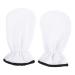 MAGICLULU 1 Pair Maintenance Essential Oil Gloves Heat Hand Cover Wax Warming Gloves Hot Wax Mitts Hand Gloves Spa Hand Care Mitten Paraffin Wax Cherry Blossoms White Flannel Hand Mask 29.00X16.00X1.00CM