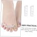 Gel Toe Separators 2 Pairs for Overlapping Toes - Silicone Hammer Toe Dividers for Bunions - Bunion Spreader & Pinky Adjuster - Big Toe Separator Set - Buy Online on GoSupps.com