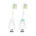 Zafuo Replacement Toothbrush Heads for Philips Sonicare Screw-on Toothbrushes Replacement Heads Compatible with Phillips Sonic Care E-Series Electric Toothbrushes (2 Pack)