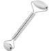 Navaris Stainless Steel Face Roller Scooter - Dual-Head Massage Device with Large & Small Rollers - Enhance Your Skincare Routine - Buy Online on GoSupps.com