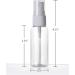 DayCount Pack of 10 Portable 30ml Spray Bottles - Leak Proof Fine Mist Atomizers for Travel & Cosmetics - Buy Online on GoSupps.com