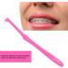 Ververt Touch Dnichs Orthodontic Toothbrush Set - 3-Pack Small Head Tooth Cleaning Brushes - Pink - Ideal for Effective Oral Care - Buy Online on GoSupps.com