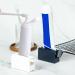 LoveInUsa Rolling Toothpaste Squeezer Set - 2pcs Tube Squeezers in White and Dark Blue | Bathroom Dispenser Stand - Buy Online on GoSupps.com