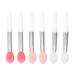 FRCOLOR Silicone Lip Brush Set - 6 PCS Single Head Lip Balm & Oil Applicator - Essential Makeup Brush for Smooth Application - Buy Online on GoSupps.com