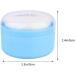 Uonlytech Blue Baby Talcum Powder Puff with Container - Ideal for Home and Travel - Buy Online on GoSupps.com