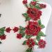Red Rose Embroidery Flower Sew On Patch - Clothing & Bag Accessories - Buy Online on GoSupps.com