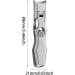 Nail Clippers with Catcher Wide Jaw Opening Anti Splash Nail Clippers Stainless Steel Nail Cutter with Sharp Curved Cutter and Storage Box for Men Women Nail Trimmer Manicure Tools - Buy Online on GoSupps.com