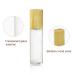 Buy 6 Count 10ml Bamboo Roll-On Bottles for Essential Oils | Clear Glass with Bamboo Lid | Portable Aromatherapy & Perfume Vials - Buy Online on GoSupps.com