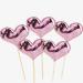 Leadigol 50PCS Colorful Heart Cake Toppers Cake Topper Heart DIY Mini Birthday Cake Snack Decorations Picks Birthday Party Cake Decor Supplies Cupcake Toppers - Buy Online on GoSupps.com