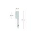 Collapsible Eyelash Comb & Mascara Remover - Mint Eyelash Separator for Effortless Beauty - Buy Online on GoSupps.com