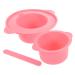 Silicone bowl 1 sentence DIY N SET N SILICON bowl n silicone bowl npinsel bowl set heating plaster cup rubber silicone shell tool depilatory wax facial