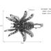 Lurrose Halloween Hair Clip for Women Gothic Sparkling Rhinestone Spider Hair Barrettes Halloween Party Masquerade Cosplay Accessory - Buy Online on GoSupps.com