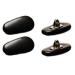 1 Pair Ceramic Eyeglass Nose Pad Glasses Screw-in Nose Pads Glasses Repair Kit Black