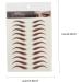 Beavorty 20 Sheets Waterproof Eyebrow Stickers Make up Kit False Eyebrows Eyebrow Tool Transport Wig 4d - Buy Online on GoSupps.com