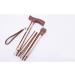 Folding and Thickening Crutches for The Elderly Climbing Anti-Skid Canes ABS Aluminum Alloy Teles Four-Legged Light Four-Section Crutches (B) Journey - Buy Online on GoSupps.com