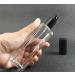 Refillable Glass Perfume Spray Bottle 50ml - Travel Essential Oil & Makeup Tool - Black Closure - Perfect Gift - Buy Online on GoSupps.com