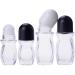 2PCS 50ml/1.7oz Empty Refillable Clear Glass Roll-on Deodorant Bottle with Plastic Roller Ball Essential Oils Roller Bottles Cosmetic Container Vial Jar Holder for Aromatherapy Oil Perfume - Buy Online on GoSupps.com