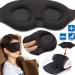 3D Blackout Eye Mask for Restful Sleep - Soft and Comfortable for Men and Women - Buy Online on GoSupps.com