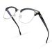 Blue Light Blocking Glasses Square with Anti Computer Glare for Gaming Reading Women and Men Black