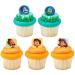 24 Luca Wild and Free Cupcake Rings Toppers Decorations