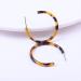 Buy DoubleNine Hoop Round Acrylic Earrings | Open Circle Geometric Dangle Bohemian Jewelry for Women & Girls - Perfect Gift (Dark - Buy Online on GoSupps.com