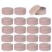 Zeoabsy 24 pieces 20ml matt rose empty aluminum socket aluminum round doses aluminum rose with plastic lid tin cans cream cans for diy ointments candle cosmetics shaving soap matt rose 20ml