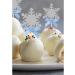 Snowflake Cupcake Topper with Blue Bow Cake Decoration for Winter Wonderland Themed Baby Shower Party Supplies Snowflake Food Pick - Set of 24 (blue) - Buy Online on GoSupps.com