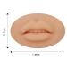 5D Open Mouth Silicone Lips Practice Skin - Light Brown | Flexible Model for Permanent Makeup Artists - 2022 Upgrade - Buy Online on GoSupps.com